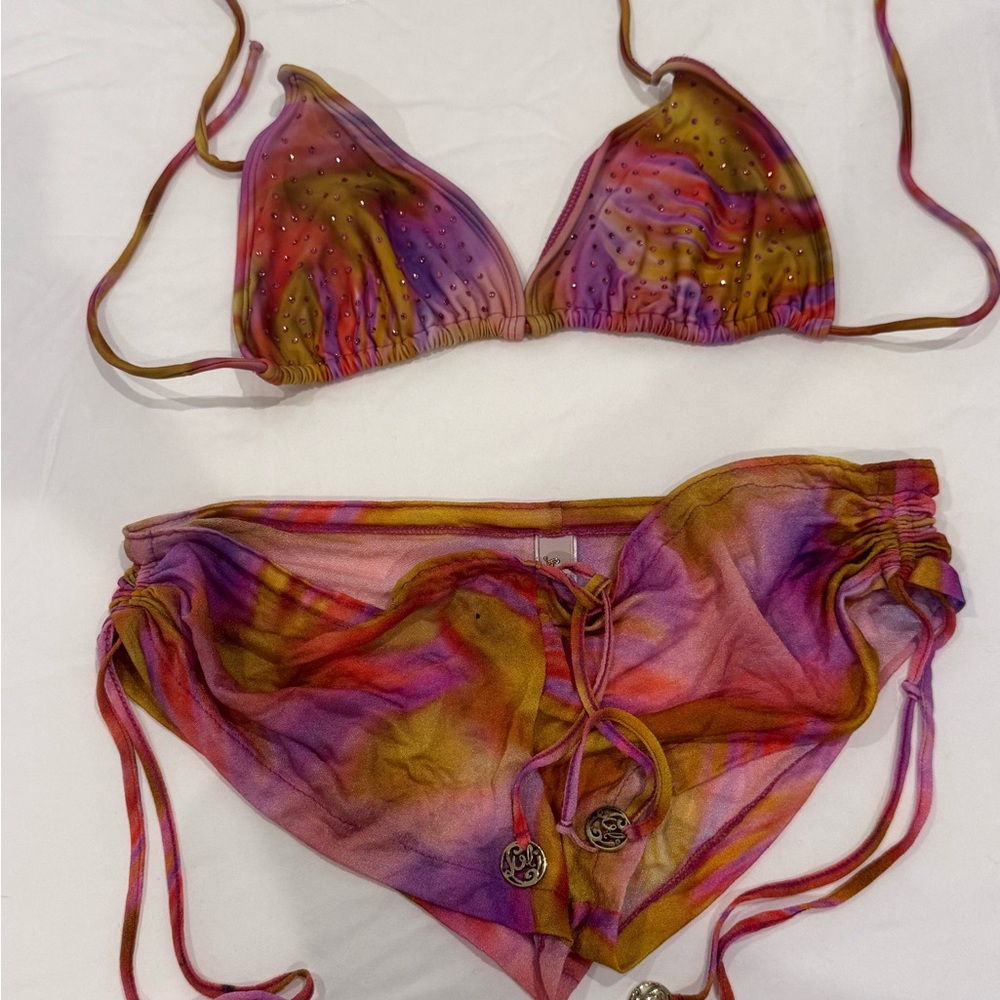 Luli Fama Multicolor Bikini Set